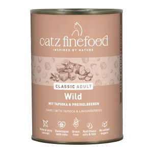 catz finefood w puszce, 6 x 400 g - Dziczyzna