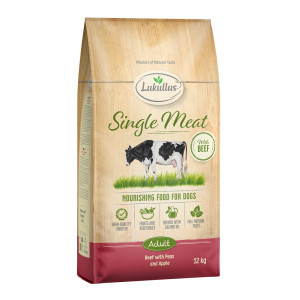 Lukullus Single Meat, wołowina - Nowa receptura: 2 x 12 kg
