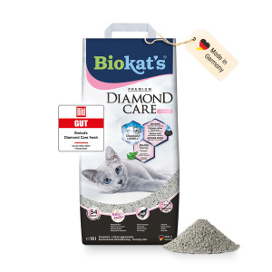Biokat's Diamond Care Fresh żwirek dla kota o zapachu pudru - 10 l