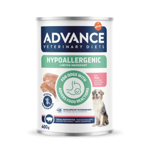 Advance Veterinary Diets Hypoallergenic - Wieprzowina, 6 x 400 g