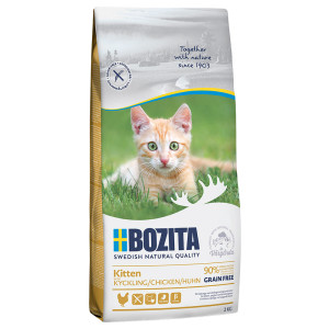 2x2kg Kitten Grainfree Bozita kattmat