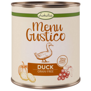 Lukullus Menu Gustico 6 x 800 g   - Kaczka z marchwią, żurawiną i rozmarynem