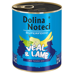 Dolina Noteci Superfood, 6 x 800 g - Cielęcina i jagnięcina