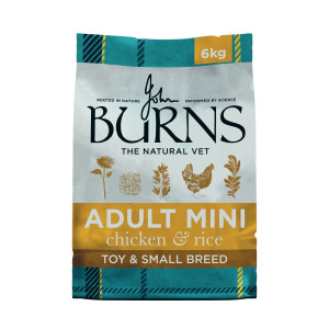 Burns Adult & Senior Original Toy & Small Breed, kurczak i ryż - 6 kg