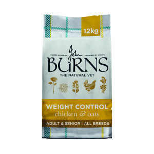 Burns Weight Control Adult/Senior, kurczak i owies - 12 kg