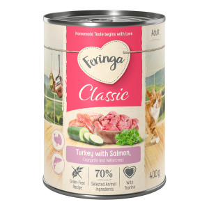 Feringa Classic Meat Menu, 6 x 400 g  - Łosoś i indyk