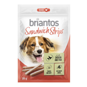 Briantos Sandwich Strips dla psów - 100 g