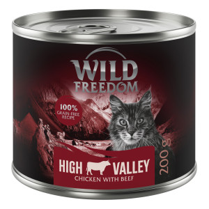 Korzystny pakiet Wild Freedom Adult, 12 x 200 g - High Valley - Kurczak i wołowina