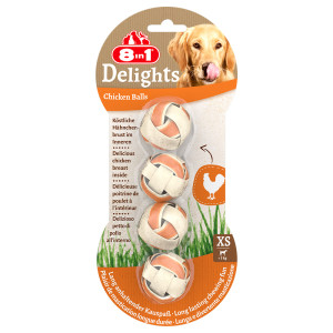 8in1 Delights piłeczki do żucia - 36 g, 4 szt.