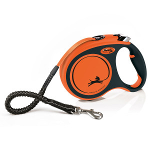 flexi Xtreme smycz taśmowa, pomarańczowa, 5 m - L: do 65 kg