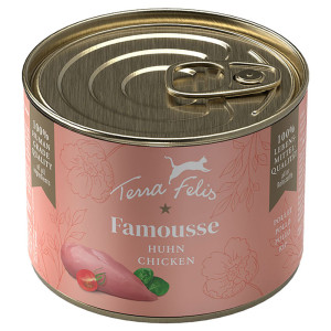 Korzystny pakiet Terra Felis Famousse, 24 x 200 g - Kurczak