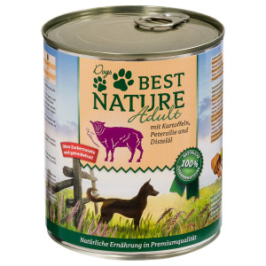 Korzystny pakiet Best Nature Dog Adult, 12 x 800 g - Jagnięcina, ziemniaki i pietruszka