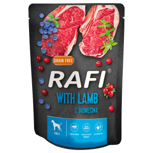 Rafi Dog, 10 x 300 g - Jagnięcina