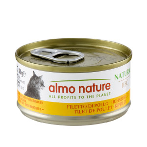 Almo Nature, 6 x 70 g -  HFC Natural,  filet z piersi kurczaka
