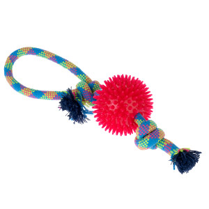zooplus Basics sznur z piłką - Ø 10 x dł. 32 cm