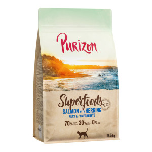 Purizon Superfoods, łosoś ze śledziem - 2 x 6,5 kg