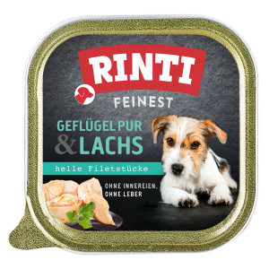 RINTI Feinest, 11 x 150 g - Drób z łososiem