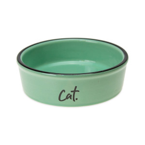 Karlie miska ceramiczna dla kota, zielona - 200 ml, Ø 12 cm