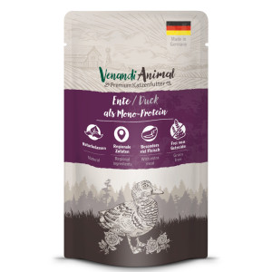 Korzystny pakiet Venandi Animal Monoprotein, 24 x 125 g - Kaczka
