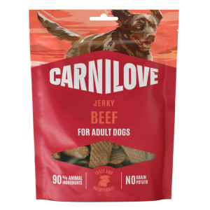Carnilove Dog Jerky Snack - Wołowina, 4 x 100 g