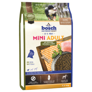 Dwupak bosch - Adult Mini Poultry & Millet, drób i proso, 2 x 3 kg