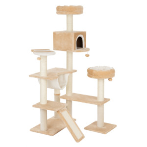 zooplus Exclusive Gingerbread House beige klösträd med stege katträd