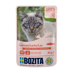 Bozita kawałki w sosie, saszetki, 24 x 85 g - Łosoś