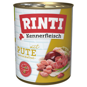 Pakiet RINTI Kennerfleisch, 12 x 800 g - Indyk