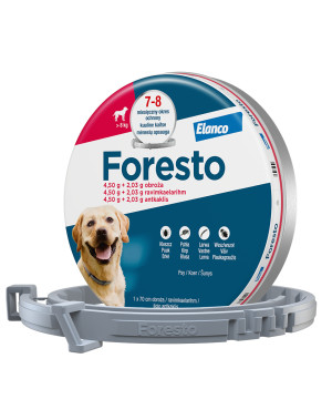 Foresto obroża przeciwko pchłom i kleszczom, 70 cm - L: 70 cm obroża dla psów >8 kg, 1 szt.