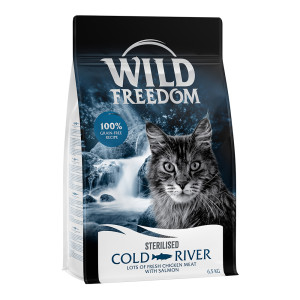 Wild Freedom Adult "Cold River" Sterilised, łosoś - bezzbożowa receptura - 6,5 kg