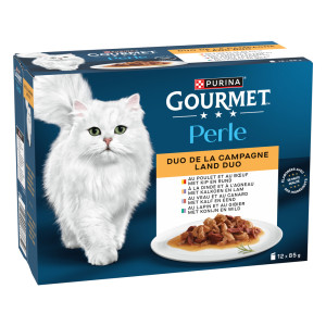 Gourmet Perle Wybór dań mieszanych, w sosie, 12 x 85 g - Duet wiejskie smaki