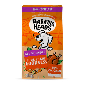 Barking Heads All Hounder Bowl Lickin', kurczak - 2 kg