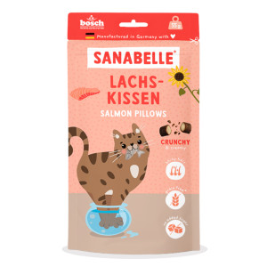 Sanabelle Milk Pillows - Poduszeczki z łososiem, 7 x 55 g