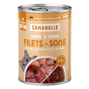 Korzystny pakiet Sanabelle All Meat, 24 x 380 g - Gęsina i kurczak