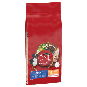 Purina ONE Medium/Maxi Adult, kurczak - 12 kg