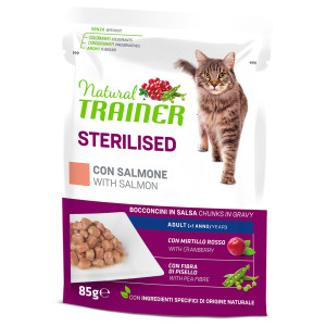 Natural Trainer Adult Sterilised  - Kaczka, 24 x 85 g