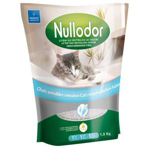 Nullodor Sensitive, żwirek dla kota - 1,5 kg