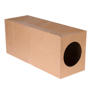 zooplus basics papierowy tunel dla kota - Szer. x wys. x dł.: 27 x 22 x 65 cm