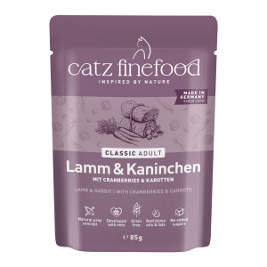 catz finefood, 8 x 85 g - Jagnięcina i królik