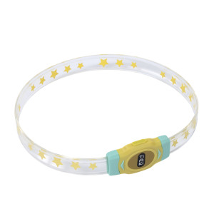 TIAKI obroża LED dla psów długowłosych - Dł. x szer.: 65 x 2,5 cm