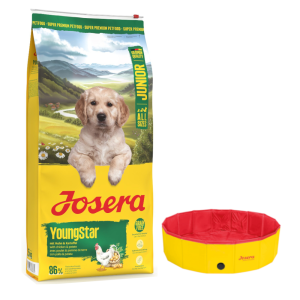 Josera: 10 kg / 12,5 kg karma sucha + Basen dla psa gratis! - Junior YoungStar, 12,5 kg