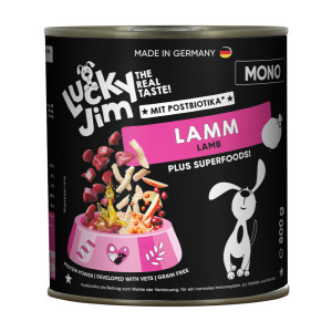 Korzystny pakiet Lucky Jim Mono, 24 x 800 g - Jagnięcina
