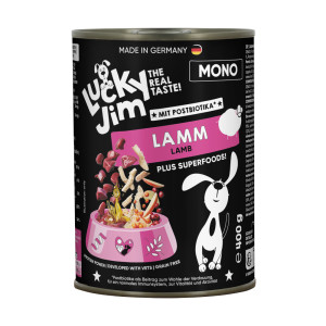 Korzystny pakiet Lucky Jim Mono, 24 x 400 g - Jagnięcina