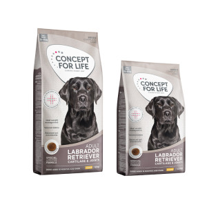 12 + 1,5 kg gratis! Concept for Life, karma sucha, 13,5 kg - NOWOŚĆ: Labrador Retriever Adult