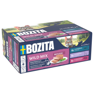 Bozita Mousse, 12 x 85 g - Wild Mix