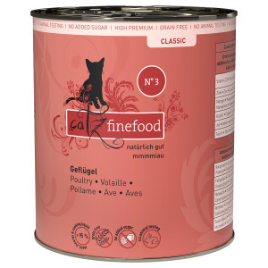 catz finefood w puszkach, 6 x 800 g - Drób
