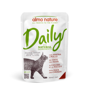 Almo Nature Daily Menu, 6 x 70 g - Kaczka i kurczak