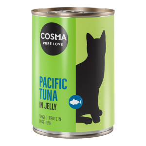 Pakiet Cosma Original w galarecie, 12 x 400 g - Tuńczyk pacyficzny