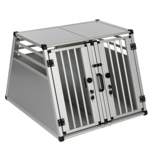 AluRide podwójny transporter aluminiowy - L:  szer. x gł. x wys.: 80 x 92 x 65 cm