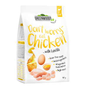 Greenwoods, Kurczak z soczewicą, ziemniakami i jajkiem - 400 g
